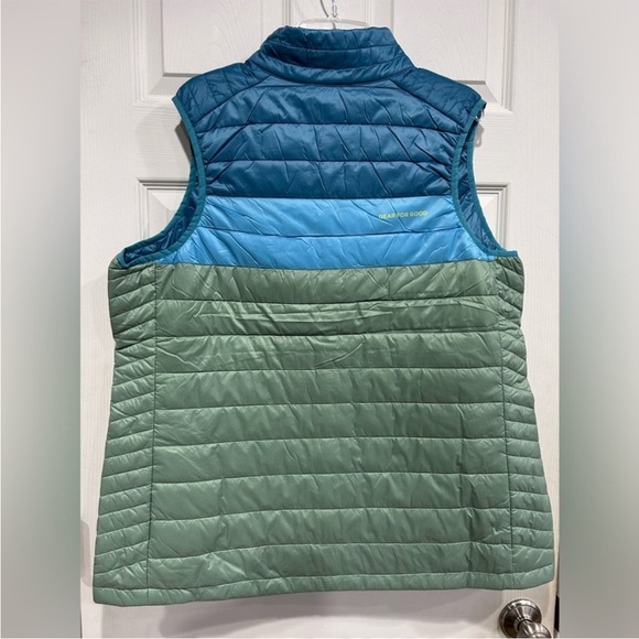 Cotopaxi Women’s 1X Capa Insulated Vest Light Blue Green NWT Puff Drizzle Aspen - Picture 2 of 8